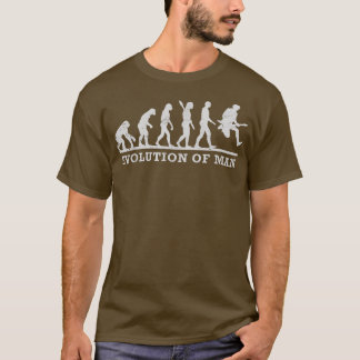 Funny Guitarist Guitar Evolution Man 864 T-Shirt