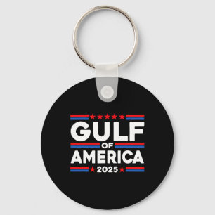 Funny Gulf Of United States Of America Flag Keychain