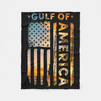 Funny Gulf Of Usa America Vintage American Flag Be Fleece Blanket