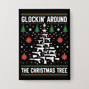 Funny Guns Ugly Christmas Sweaters for Gun Lovers