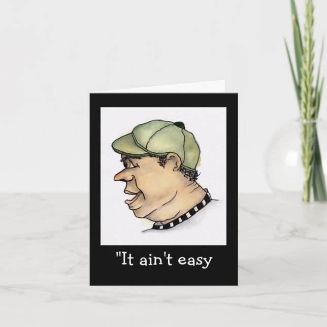 Funny Guy being King Card (Front)