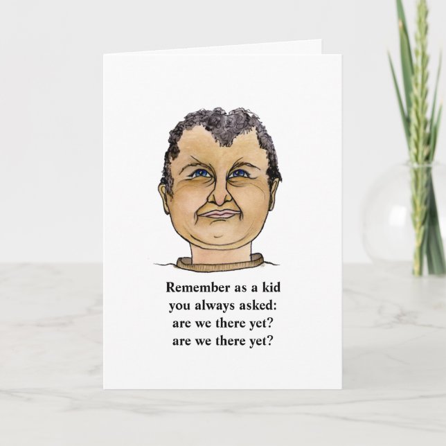 Funny Guy Loving Retirement Card (Front)