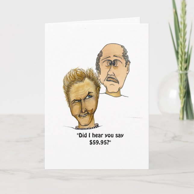 Funny Guy's 60th Birthday Card (Front)