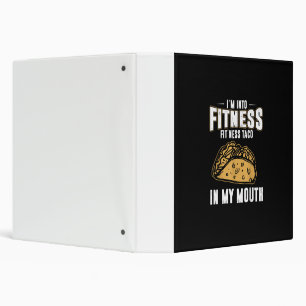 Funny Gym Fitness Taco T-Shirt Binder