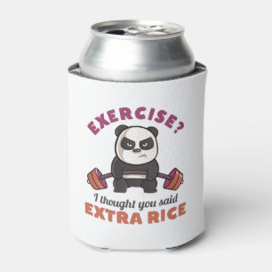 Funny Gym Motivation Fitness Training and Workout Can Cooler