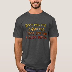 Funny Gym Rat Humour Workout T-Shirt