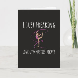 Funny Gymnast Cards For Her Gymnastics Humor Women