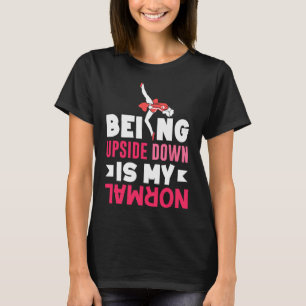 Funny Gymnastics Art For Girls Teen Gymnast Gymnas T-Shirt
