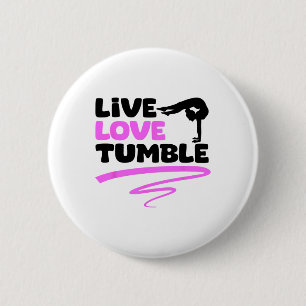Funny Gymnastics Quotes Gymnastics Coach Cheerlead 2 Inch Round Button