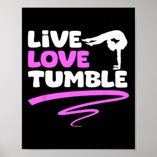 Funny Gymnastics Quotes Gymnastics Coach Cheerlead Poster