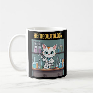 Funny Haematology Haematology Cat Coffee Mug