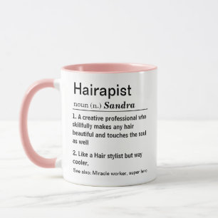 Funny Hairapist Definition  Mug