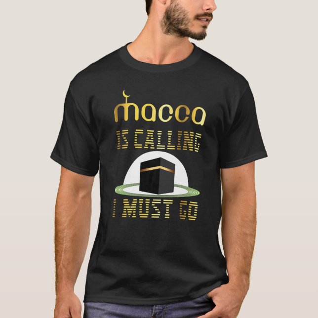 funny hajj, Umrah, Kaaba, Macca cool design for al T-Shirt (Front)