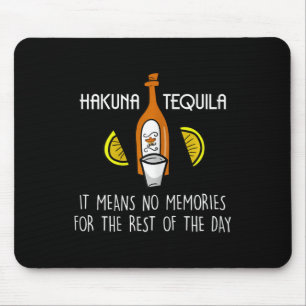 Funny Hakuna Tequila Taco Lover Cinco De Mayo Gift Mouse Pad