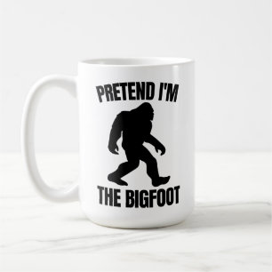 Funny Halloween 2020 - Pretend I'm The Bigfoot Coffee Mug