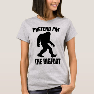Funny Halloween 2020 - Pretend I'm The Bigfoot T-Shirt