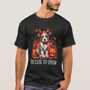 Funny Halloween American Bulldog is Too Cute to Sp T-Shirt
