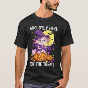 Funny Halloween Axolotl Costume Axolotly Here for  T-Shirt