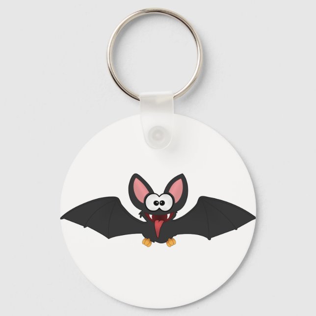 Funny Halloween Bat Keychain (Front)