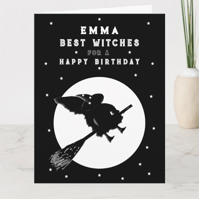 Funny Halloween Birthday Card (Front)