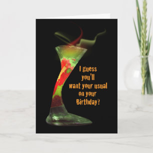 Funny Halloween birthday Card