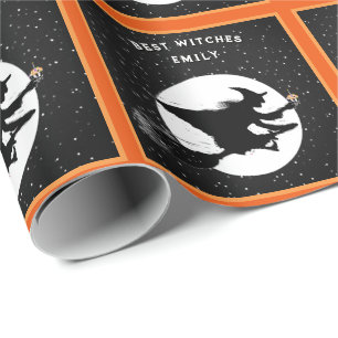 Funny Halloween Birthday Wrapping Paper