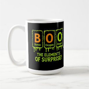 Funny Halloween Boo Elements Science Surprise Gift Coffee Mug
