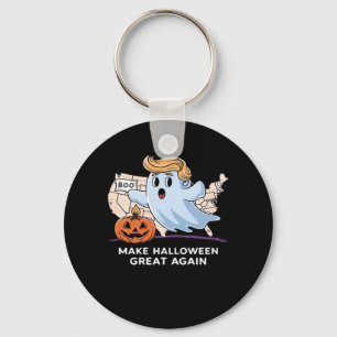Funny Halloween Boo, Pumpkin Trumpkin, Make Hallow Keychain