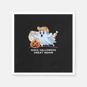 Funny Halloween Boo, Pumpkin Trumpkin, Make Hallow Napkin