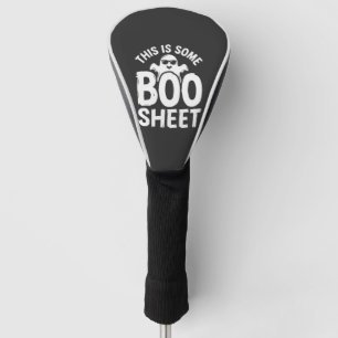 Funny Halloween Boo Sheet Ghost Design_1 Golf Head Cover