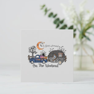 Funny Halloween Camping