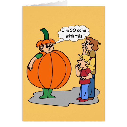 Funny Halloween card