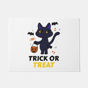 funny halloween cat costume halloween gift doormat