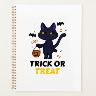 funny halloween cat costume halloween gift planner