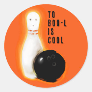 Funny Halloween Classic Round Sticker