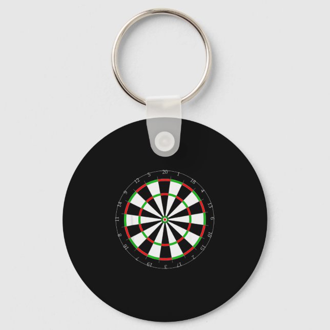Funny Halloween Costume For Darts Players _ Dart B Keychain (Front)