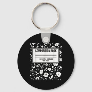 Funny Halloween Costume Journal Composition Notebo Keychain
