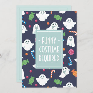 Funny Halloween Costume Party Invitation