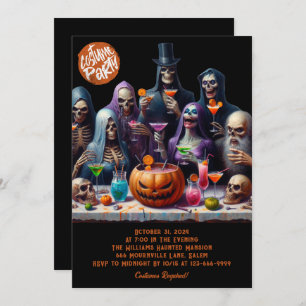 Funny Halloween Costume Party Invitation