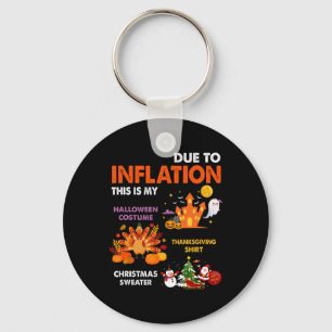 Funny Halloween Costume Thanksgiving Ugly Christma Keychain