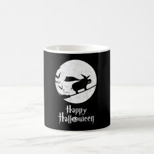 Funny Halloween Costume Witch Hippo Lover Gift Coffee Mug