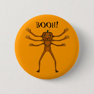 Funny Halloween Critter 2 Inch Round Button