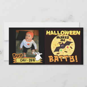 Funny Halloween Custom Photo Card
