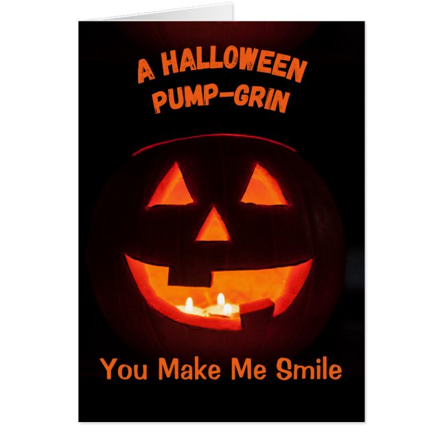 Funny Halloween Cute Jack o' Lantern (Front)