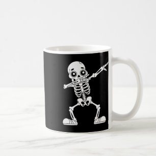 Funny Halloween Dabbing Skeleton Skull Men Boys Te Coffee Mug