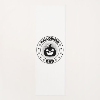 Funny Halloween Dad Halloween Pumpkin Yoga Mat