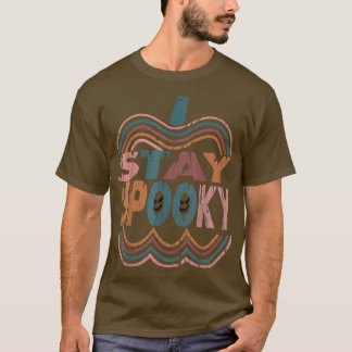 funny halloween day pumpkin season stays-spoky gos T-Shirt