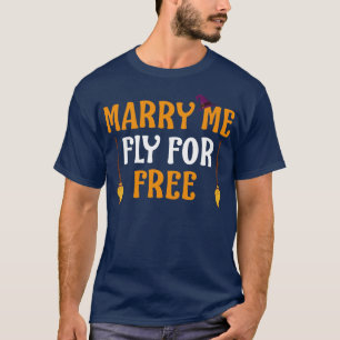 Funny Halloween Design for Flight Attendants Witch T-Shirt