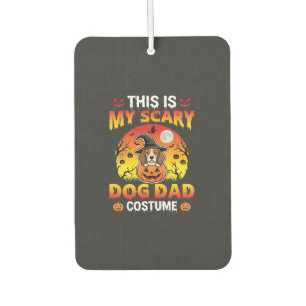 Funny Halloween Dog Dad Costume Witch Beagle Air Freshener
