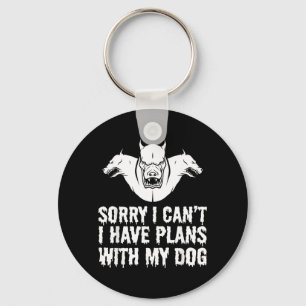 Funny Halloween Dog Keychain